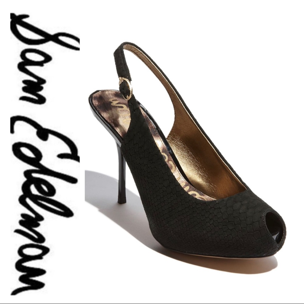💕SALE💕 Sam Edelman Evelyn Platform Black Pumps